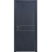 Межкомнатная дверь Modern Flat-01 глухая+alum (с алюм.торцом и вставка молдинг) Rodos