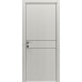 Межкомнатная дверь Modern Flat-01 глухая+alum (с алюм.торцом и вставка молдинг) Rodos