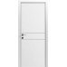 Межкомнатная дверь Modern Flat-01 глухая+alum (с алюм.торцом и вставка молдинг) Rodos