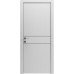 Межкомнатная дверь Modern Flat-01 глухая+alum (с алюм.торцом и вставка молдинг) Rodos