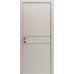 Міжкімнатні двері Modern Flat-01 глухі+alum (з алюм.торцем та вставка молдинг) Rodos