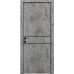 Межкомнатная дверь Modern Flat-01 глухая+alum (с алюм.торцом и вставка молдинг) Rodos