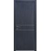 Міжкімнатні двері Modern Flat-01 Inside глухі+alum (з алюм.торцем та вставка молдинг) Rodos