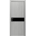 Межкомнатная дверь Modern Flat-02 глухая+alum (с алюм.торцом и вставка стекло) Rodos