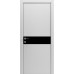 Межкомнатная дверь Modern Flat-02 глухая+alum (с алюм.торцом и вставка стекло) Rodos