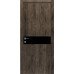 Межкомнатная дверь Modern Flat-02 глухая+alum (с алюм.торцом и вставка стекло) Rodos