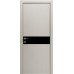 Межкомнатная дверь Modern Flat-02 глухая+alum (с алюм.торцом и вставка стекло) Rodos