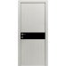 Межкомнатная дверь Modern Flat-02 глухая+alum (с алюм.торцом и вставка стекло) Rodos