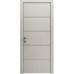 Межкомнатная дверь Modern Flat-03 глухая+alum (с алюм.торцом и вставка молдинг) Rodos