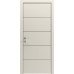 Межкомнатная дверь Modern Flat-03 глухая+alum (с алюм.торцом и вставка молдинг) Rodos