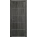 Межкомнатная дверь Modern Flat-03 глухая+alum (с алюм.торцом и вставка молдинг) Rodos
