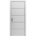 Межкомнатная дверь Modern Flat-03 глухая+alum (с алюм.торцом и вставка молдинг) Rodos