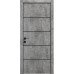 Межкомнатная дверь Modern Flat-03 глухая+alum (с алюм.торцом и вставка молдинг) Rodos