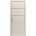 Міжкімнатні двері Modern Flat-03 Inside глухі+alum (з алюм.торцем та вставка молдинг) Rodos