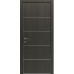 Міжкімнатні двері Modern Flat-03 Inside глухі+alum (з алюм.торцем та вставка молдинг) Rodos