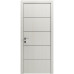 Міжкімнатні двері Modern Flat-03 Inside глухі+alum (з алюм.торцем та вставка молдинг) Rodos