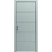 Міжкімнатні двері Modern Flat-03 Inside глухі+alum (з алюм.торцем та вставка молдинг) Rodos