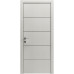 Міжкімнатні двері Modern Flat-03 Inside глухі+alum (з алюм.торцем та вставка молдинг) Rodos
