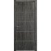 Межкомнатная дверь Modern Flat-03 Inside глухая+alum (с алюм.торцом и вставка молдинг) Rodos