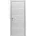 Межкомнатная дверь Modern Flat-03 Inside глухая+alum (с алюм.торцом и вставка молдинг) Rodos