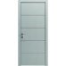 Межкомнатная дверь Modern Flat-03 Inside глухая+alum (с алюм.торцом и вставка молдинг) Rodos