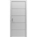 Межкомнатная дверь Modern Flat-03 Inside глухая+alum (с алюм.торцом и вставка молдинг) Rodos
