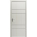 Межкомнатная дверь Modern Flat-04 глухая+alum (с алюм.торцом и вставка молдинг) Rodos
