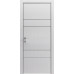Межкомнатная дверь Modern Flat-04 глухая+alum (с алюм.торцом и вставка молдинг) Rodos