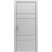 Межкомнатная дверь Modern Flat-04 глухая+alum (с алюм.торцом и вставка молдинг) Rodos