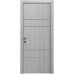 Міжкімнатні двері Modern Flat-04 глухі+alum (з алюм.торцем та вставка молдинг) Rodos