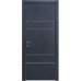 Міжкімнатні двері Modern Flat-04 глухі+alum (з алюм.торцем та вставка молдинг) Rodos