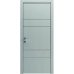 Міжкімнатні двері Modern Flat-04 глухі+alum (з алюм.торцем та вставка молдинг) Rodos