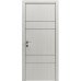 Міжкімнатні двері Modern Flat-04 глухі+alum (з алюм.торцем та вставка молдинг) Rodos