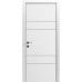 Міжкімнатні двері Modern Flat-04 Inside глухі+alum (з алюм.торцем та вставка молдинг) Rodos
