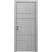 Міжкімнатні двері Modern Flat-04 Inside глухі+alum (з алюм.торцем та вставка молдинг) Rodos