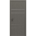 Міжкімнатні двері Modern Flat-04 Inside глухі+alum (з алюм.торцем та вставка молдинг) Rodos