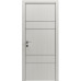 Міжкімнатні двері Modern Flat-04 Inside глухі+alum (з алюм.торцем та вставка молдинг) Rodos