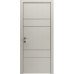 Межкомнатная дверь Modern Flat-04 Inside глухая+alum (с алюм.торцом и вставка молдинг) Rodos