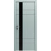 Межкомнатная дверь Modern Flat-05 глухая+alum (с алюм.торцом, вставка молдинг и стекло) Rodos