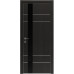 Межкомнатная дверь Modern Flat-05 глухая+alum (с алюм.торцом, вставка молдинг и стекло) Rodos