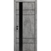 Межкомнатная дверь Modern Flat-05 Inside глухая+alum (с алюм.торцом, вставка молдинг и стекло) Rodos