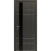 Межкомнатная дверь Modern Flat-05 Inside глухая+alum (с алюм.торцом, вставка молдинг и стекло) Rodos