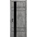 Межкомнатная дверь Modern Flat-05 Inside глухая+alum (с алюм.торцом, вставка молдинг и стекло) Rodos