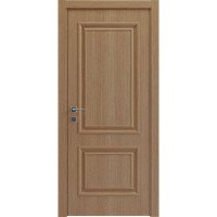 Межкомнатная дверь Royal Avalon глухая в шпоне дуба (палисандр, орех, LTL 6403, 6515, 6908, 6112, 6721 либо дуб белый, RAL) Rodos