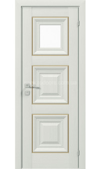 Межкомнатная дверь Versal Irida (basic molding) 1 стекло без рис. Rodos