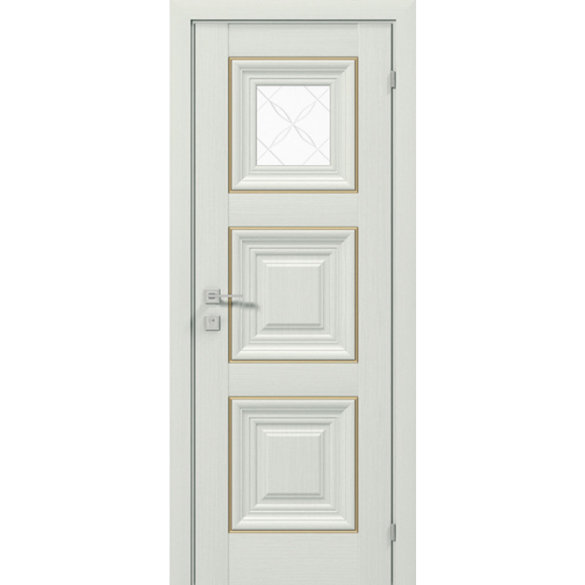 Межкомнатная дверь Versal Irida (basic molding) 1 стекло рис.1 или рис.2 Rodos Межкомнатная дверь Versal Irida (basic molding) 1 стекло рис.1 или рис.2 Rodos