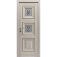 Межкомнатная дверь Versal Irida (basic molding) 2 стекла рис.1 или рис.2 Rodos