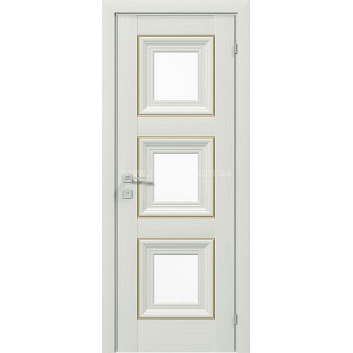 Межкомнатная дверь Versal Irida (basic molding) стекло без рис. Rodos Межкомнатная дверь Versal Irida (basic molding) стекло без рис. Rodos