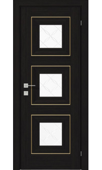 Межкомнатная дверь Versal Irida (basic molding) стекло рис.1 или рис.2 Rodos