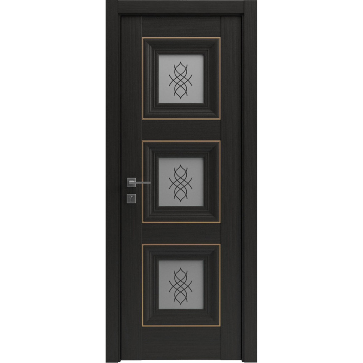 Міжкімнатні двері Versal Irida (basic molding) скло мал.1 або мал.2 Rodos